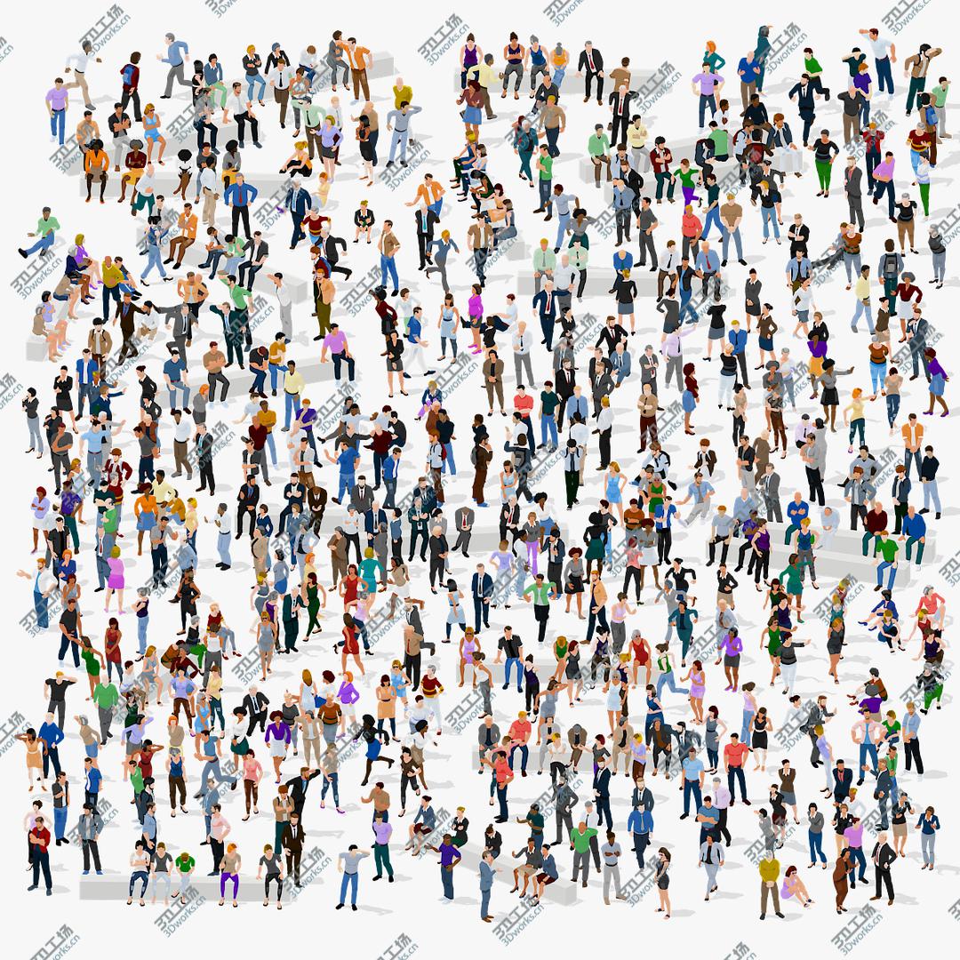 images/goods_img/20210313/City People x500 Static Poses Lowpoly ArchViz 3D model/1.jpg